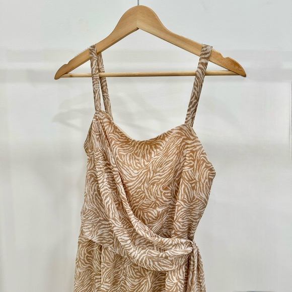 Daisies Romper Animal Print Neutral - Picture 3 of 6